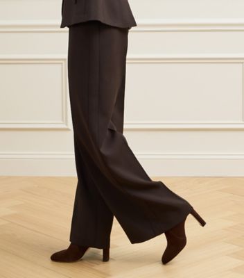 Stuart Weitzman,BOTTINE BABETTE 85,Bootie,Suède extensible,Brun noyer