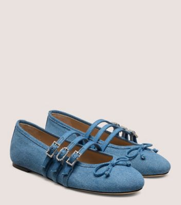 Stuart Weitzman,CELESTE MARY JANE BALLET,,Angle View