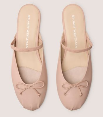 Stuart Weitzman,PRIMA BOW BALLET MULE,,Top View