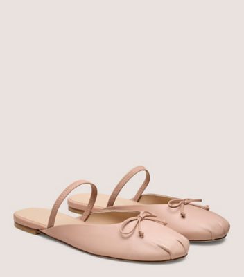Stuart Weitzman,PRIMA BOW BALLET MULE,,Angle View
