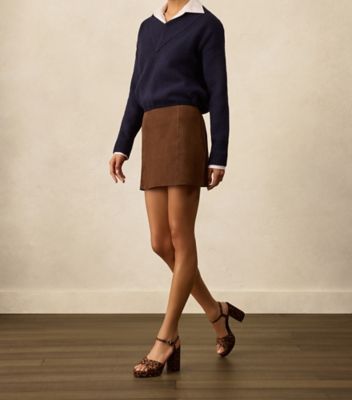 Stuart Weitzman,SANDALE À PLATEFORME DAYNA,Sandal,Nylon léopard,Cheetah,Shoe on tall model