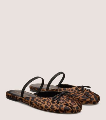 Stuart Weitzman,PRIMA BOW BALLET MULE,,Angle View