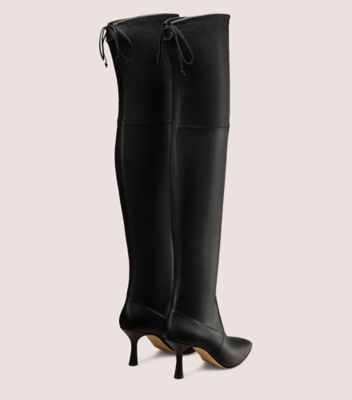 Stuart Weitzman,VALENTINA OVER-THE-KNEE BOOT 75,Black,Back View