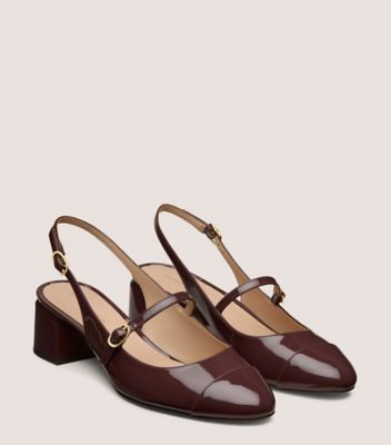 Stuart Weitzman,KENNA BLOCK SLINGBACK 45,
