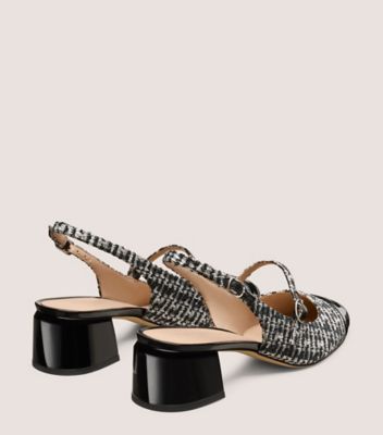 Stuart Weitzman,KENNA BLOCK SLINGBACK 45,Multi Color