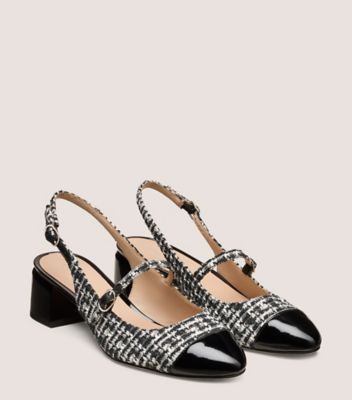 Stuart Weitzman,KENNA BLOCK SLINGBACK 45,Multi Color