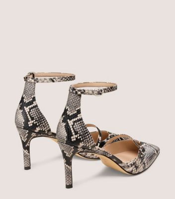 Stuart Weitzman,KENNA STRAP PUMP 75,Multi Color,Back View