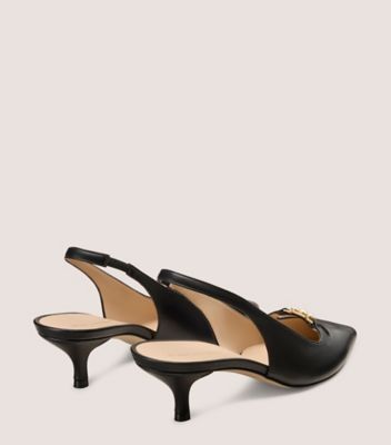 Stuart Weitzman,EMMALINE SLINGBACK 50,Black
