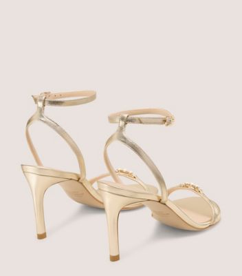 Stuart Weitzman,EMMALINE SANDAL 75,Gold