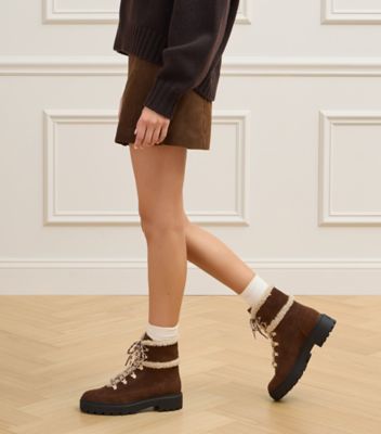 Stuart Weitzman,MYLA SHEARLING BOOTIE,