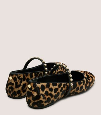 Stuart Weitzman,ARI PEARL BALLET FLAT,Multi Color,Back View