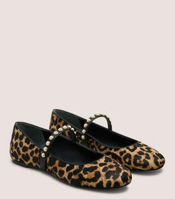 Stuart Weitzman,ARI PEARL BALLET FLAT,Multi Color,Angle View