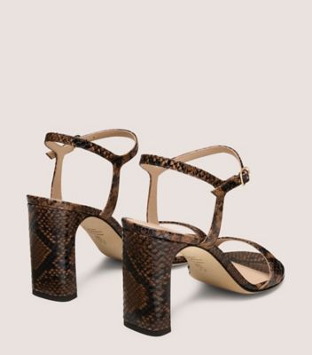 Stuart Weitzman,Sandal,SERPENT CLASSIQUE,Espresso,Back View