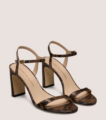 Stuart Weitzman,Sandal,SERPENT CLASSIQUE,Espresso,Angle View