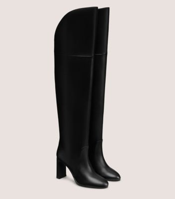 Stuart Weitzman,BABETTE OVER-THE-KNEE TUBO 85,,Angle View