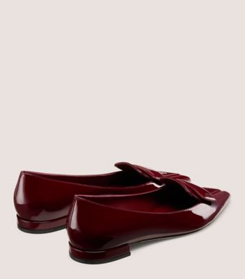 Stuart Weitzman,Flat,Cuir verni,Bois De Rose