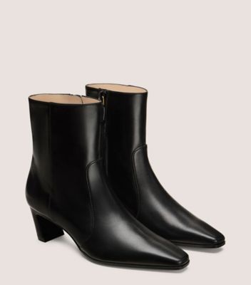 Stuart Weitzman,STASSI ZIP BOOTIE 50,,Angle View