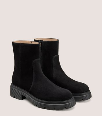 Stuart Weitzman,HUDSON LITE ZIP BOOTIE,,Angle View