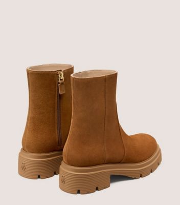 Stuart Weitzman,HUDSON LITE ZIP BOOTIE,,Back View