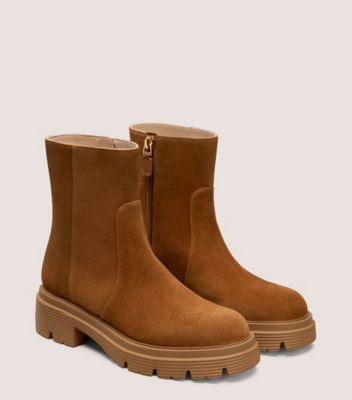 Stuart Weitzman,HUDSON LITE ZIP BOOTIE,,Angle View