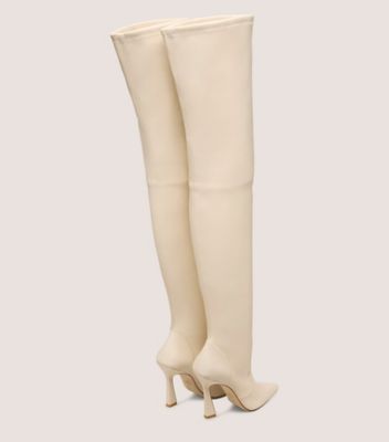 Stuart Weitzman,ULTRAVINNIE BOOT 100,Nappa Leather,Leather,Boots,Foam,Pull Tab,Party,,Back View