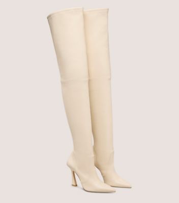 Stuart Weitzman,ULTRAVINNIE BOOT 100,Nappa Leather,Leather,Boots,Foam,Pull Tab,Party,,Angle View