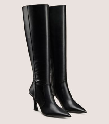 Stuart Weitzman,VINNIE ZIP BOOT 85,,Angle View