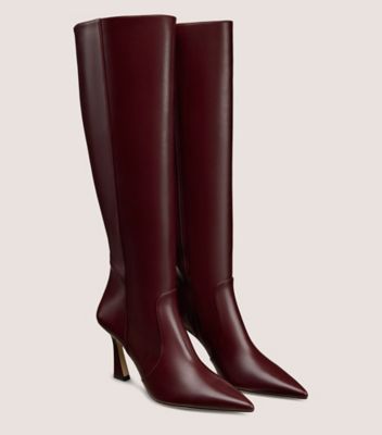 Stuart Weitzman,VINNIE ZIP BOOT 85,,Angle View