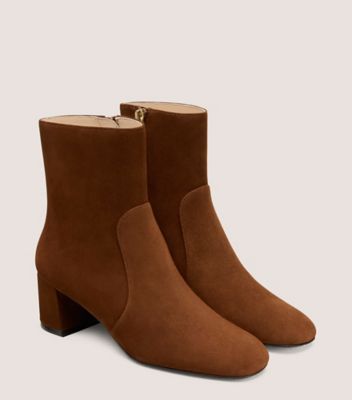 Stuart Weitzman,MAEVE ZIP BOOTIE,,Angle View