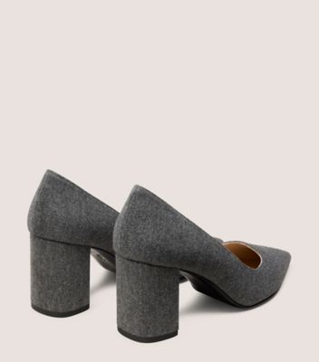 Stuart Weitzman,STUART POWER BLOCK 75,Gray,Back View