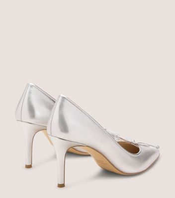 Stuart Weitzman,LILAH PUMP 75,Metallic,Back View