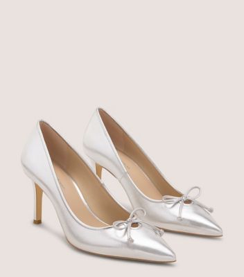 Stuart Weitzman,LILAH PUMP 75,Metallic,Angle View