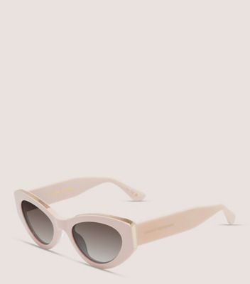 Stuart Weitzman,BOLD CAT-EYE SUNGLASSES,,Angle View