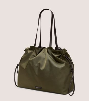Stuart Weitzman,Shoulder bag,Nylon,Kaki,Side View