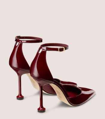 Stuart Weitzman,Pump,Cuir verni,Bois De Rose,Back View