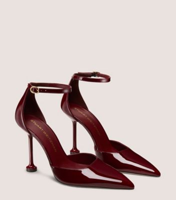 Stuart Weitzman,Pump,Cuir verni,Bois De Rose,Angle View