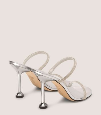 Stuart Weitzman,NUDISTINI SHINE SLIDE 100,,Back View