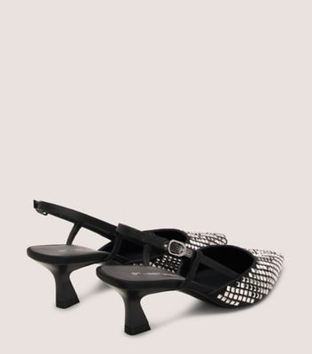 Stuart Weitzman,VINNIE RADIANT SLINGBACK 50,,Back View
