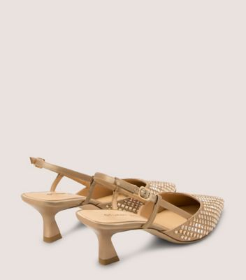 Stuart Weitzman,VINNIE RADIANT SLINGBACK 50,,Back View