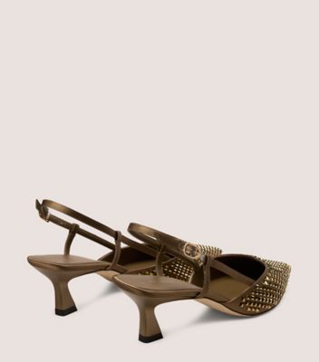 Stuart Weitzman,VINNIE RADIANT SLINGBACK 50,,Back View