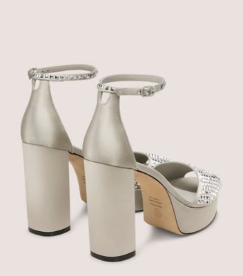 Stuart Weitzman,SABRINA RADIANT ANKLE-STRAP PLATFORM,,Back View