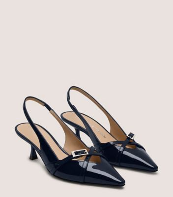 Stuart Weitzman,GEORGIE SLINGBACK 50,,Angle View