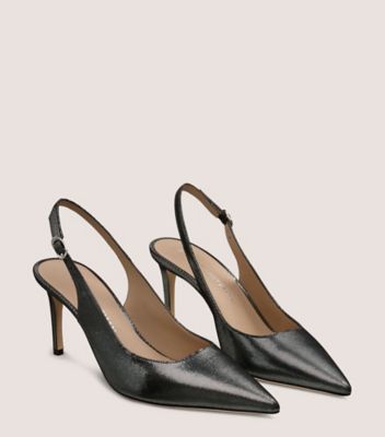 Stuart Weitzman,STUART POWER SLINGBACK 75,,Angle View