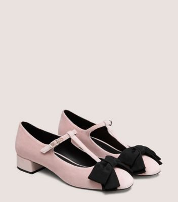 Stuart Weitzman,ARIELLA T-STRAP PUMP,,Angle View