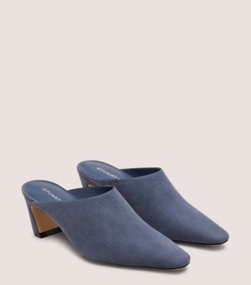 Stuart Weitzman,Suède,Bleu Orageux,Angle View