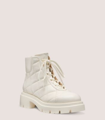 Stuart Weitzman,HUDSON QUILTED HIKER BOOTIE,,Side View