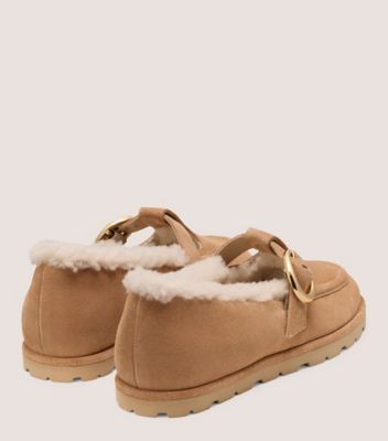 Stuart Weitzman,DAKOTA SHEARLING MARY JANE,,Back View
