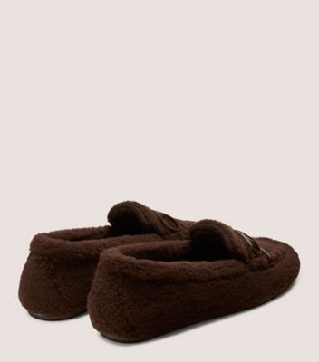 Stuart Weitzman,Loafer,RASON À MOTIF ONDULÉRaso,Brun Noyer,Back View