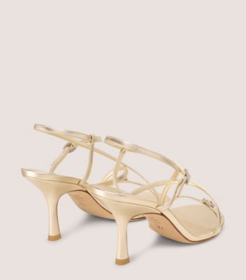 Stuart Weitzman,KENSINGTON STRAPPY SANDAL 85,,Back View