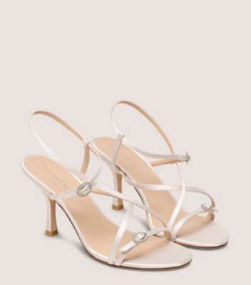 Stuart Weitzman,KENSINGTON STRAPPY SANDAL 85,,Angle View